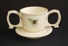 Two Handled Cup & Saucer Fern